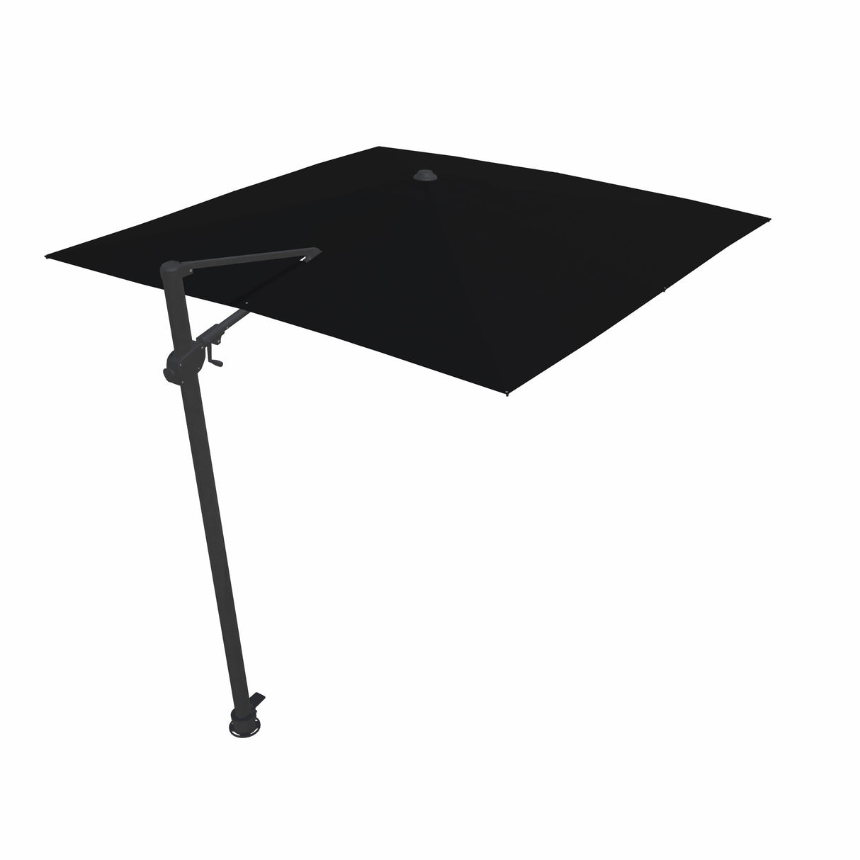 Parasol Cantilever Treasure Garden AG25T 10’ Carré Noir | Parasol Déporté 360° avec Inclinaison