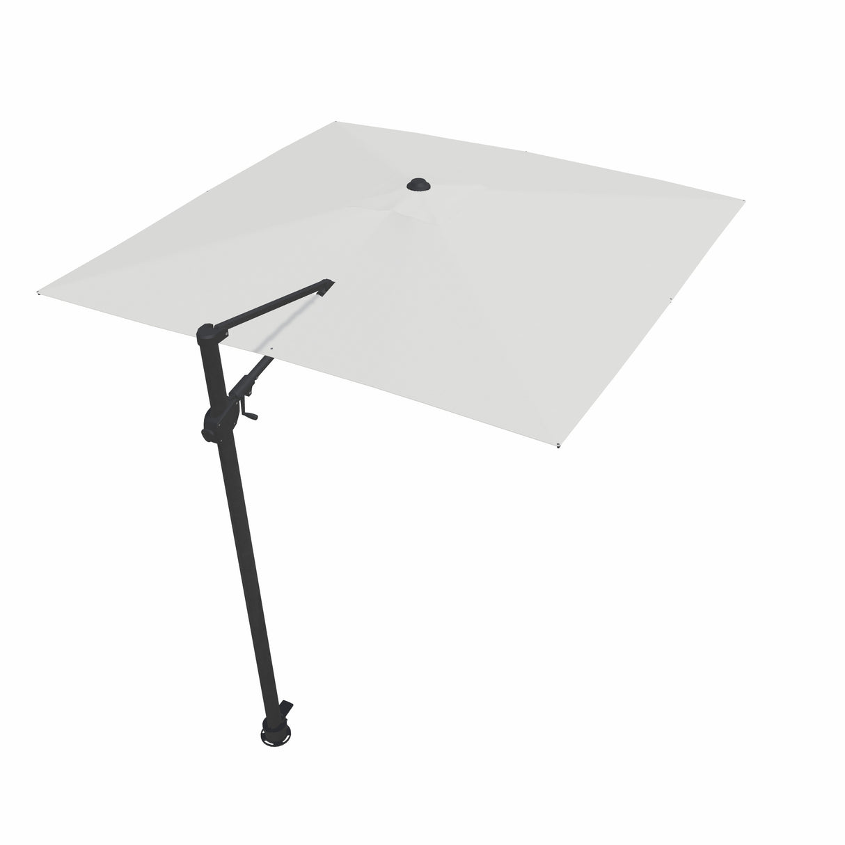 Parasol Cantilever Treasure Garden AG25T 10’ Carré Naturel | Parasol Déporté 360° avec Inclinaison