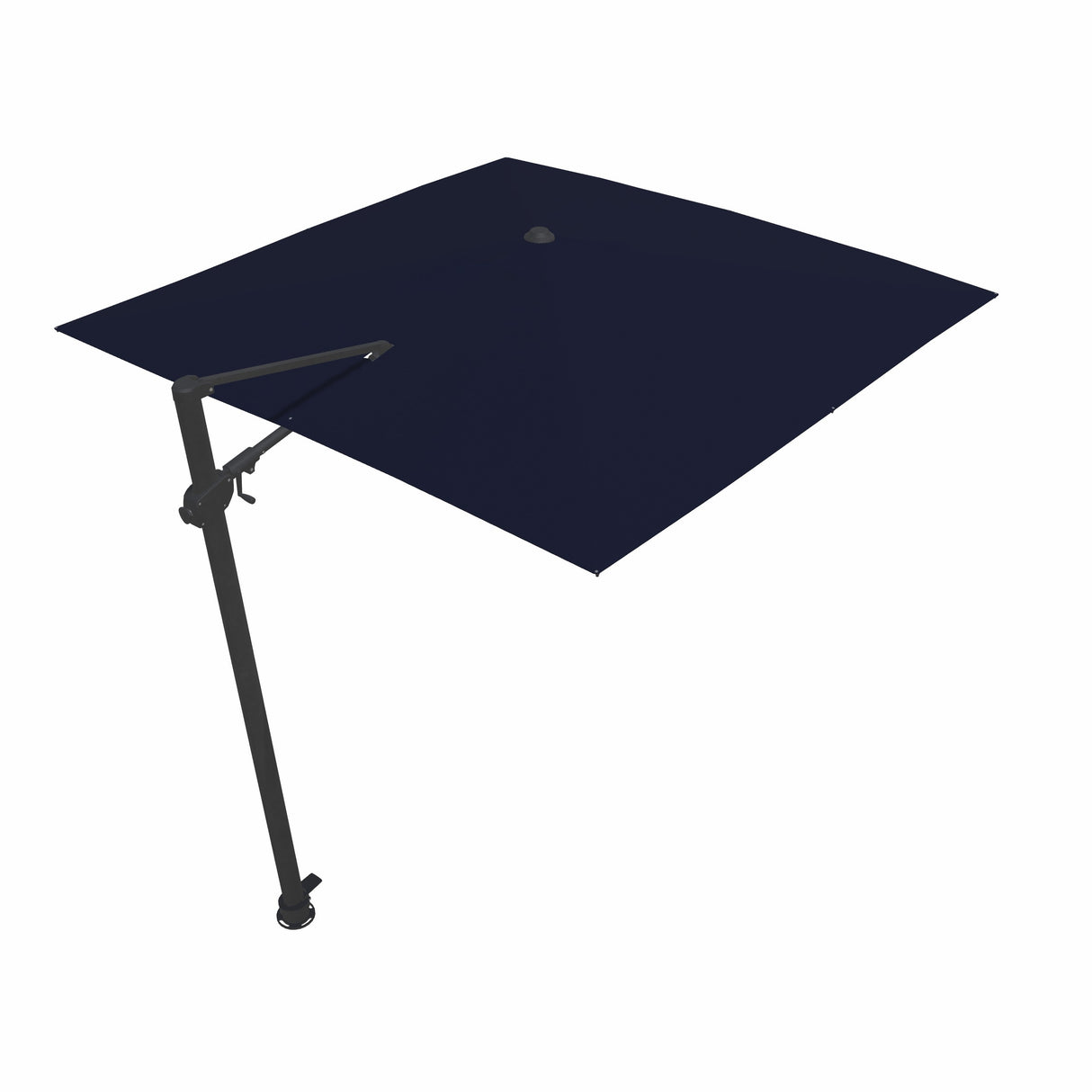 Parasol Cantilever Treasure Garden AG25T 10’ Carré Navy | Parasol Déporté 360° avec Inclinaison