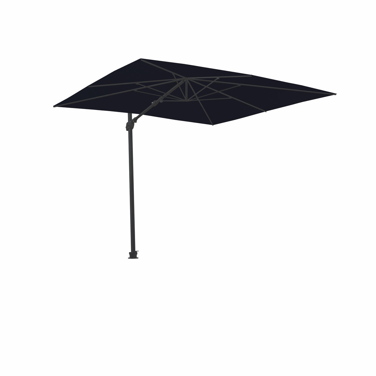Parasol Cantilever Treasure Garden AG25T 10’ Carré Navy | Parasol Déporté 360° avec Inclinaison