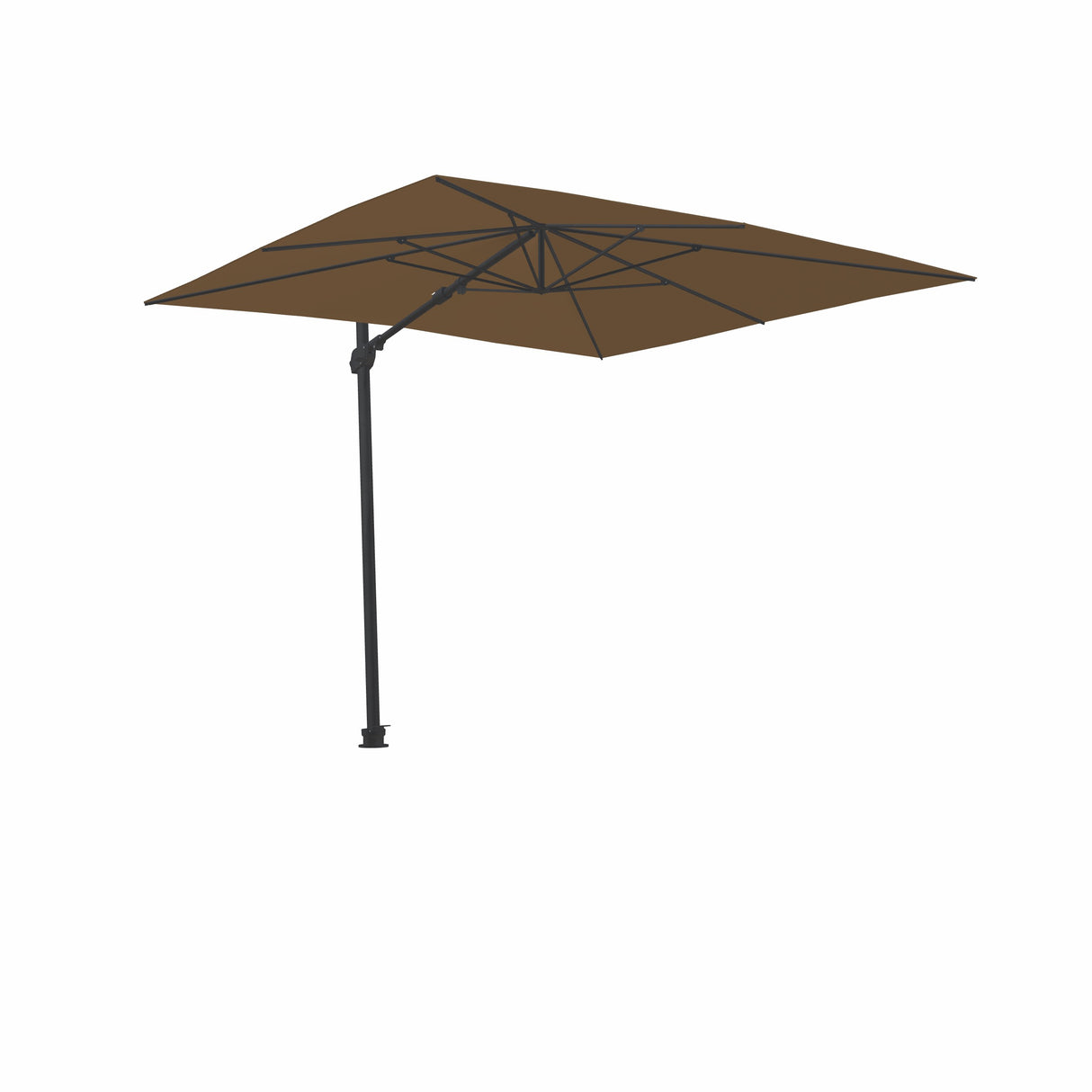 Parasol Cantilever Treasure Garden AG25T 10’ Carré Sand | Parasol Déporté 360° avec Inclinaison