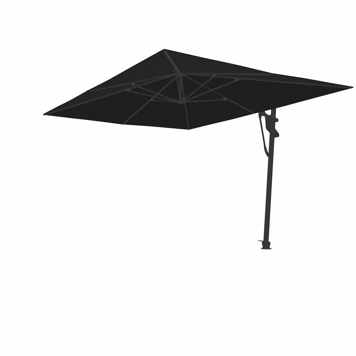 Parasol Cantilever Treasure Garden AKZ Plus 10’ x 13’ Rectangulaire Black | Parasol Déporté Haut de Gamme