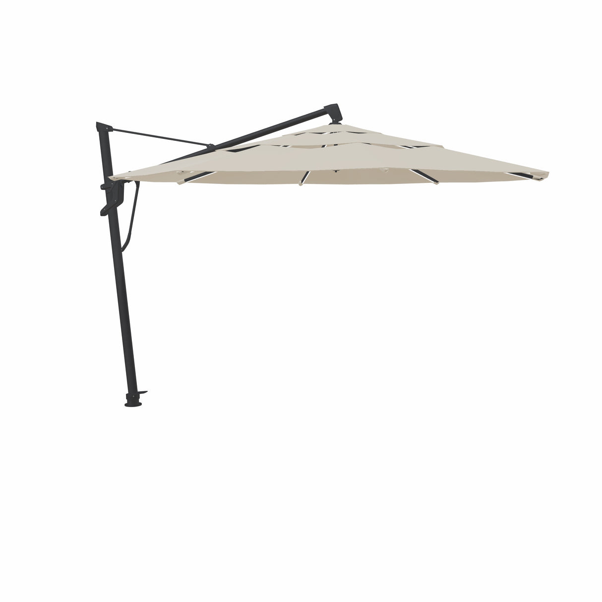 Parasol Cantilever Treasure Garden Starlux AKZ Plus 13’ Octogonal Vanilla | Mât Déporté avec Lumières LED