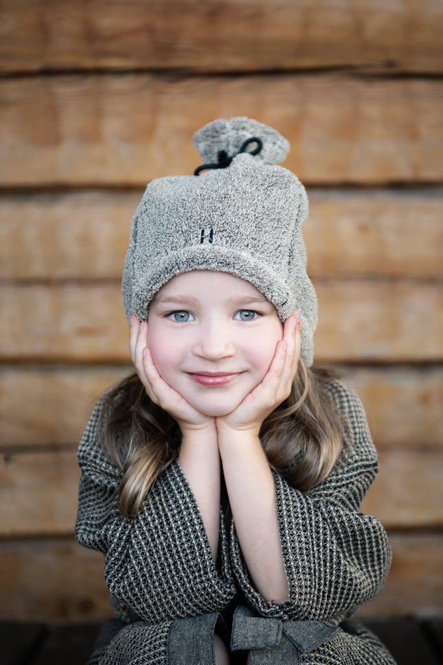 Linen terry sauna hat – Thermal protection and comfort