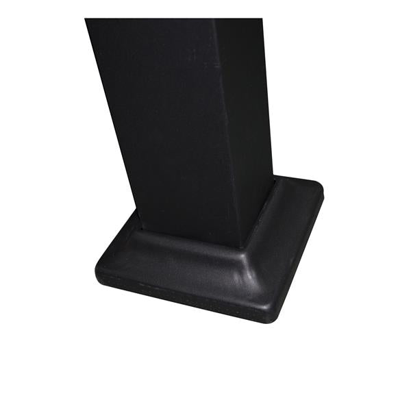 Gazebo Métropolis en Aluminium Noir avec Toit en Galvalume® - Corriveau International