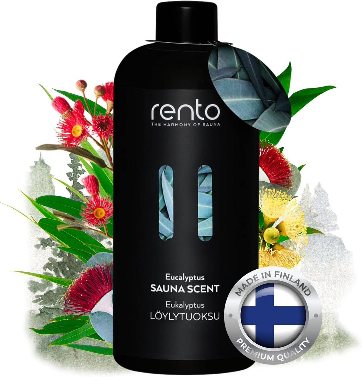 Sauna Perfume RENTO Eucalyptus – Gentle Aromatherapy for Sauna – 400 ml
