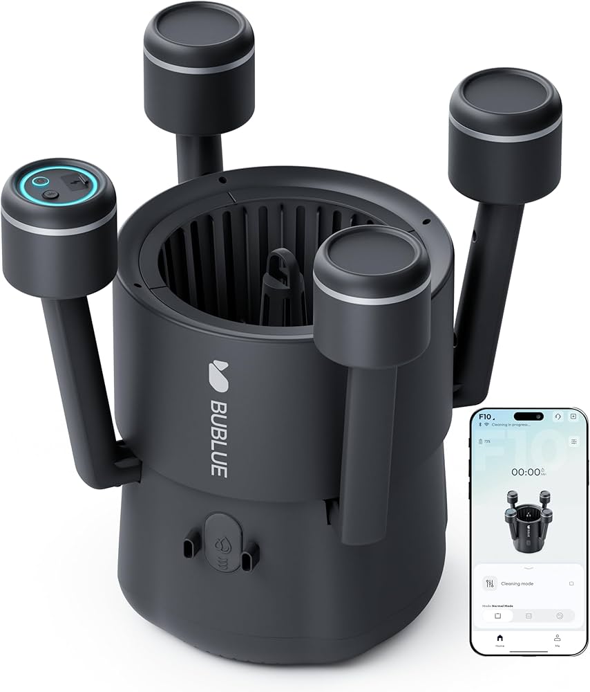 Robot de surface BuBlue F10 – Nettoyeur intelligent sans fil pour piscine