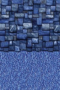 Blue Slate Streamstone Round and Oval for Above-Ground Pool