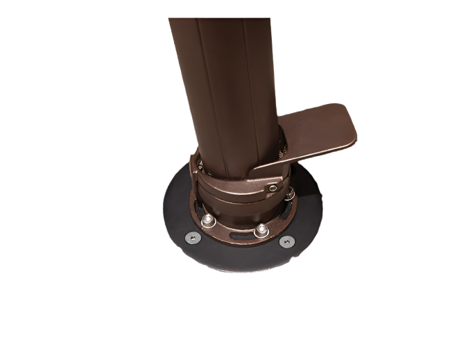 Treasure Garden AMK-G – In-Ground Mount Kit pour Parasol Déporté AKZP et AG25T