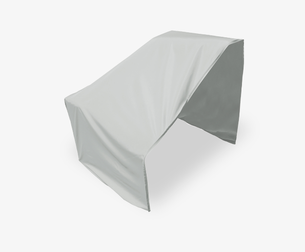 Protective cover for right sectional PFC401 – Durable 300D polyester – Light gray