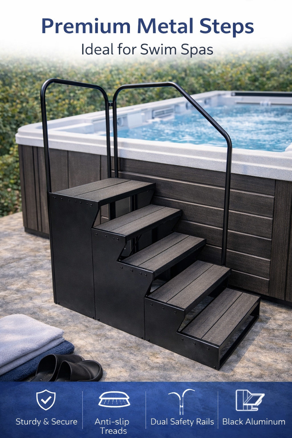 Marche Premium en Métal – Side Mount