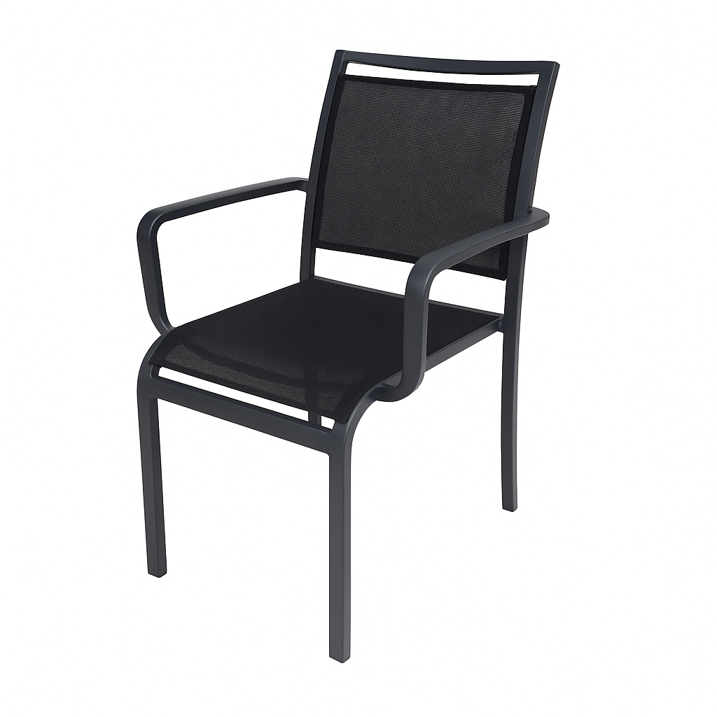 Ratana Como Chair – Black