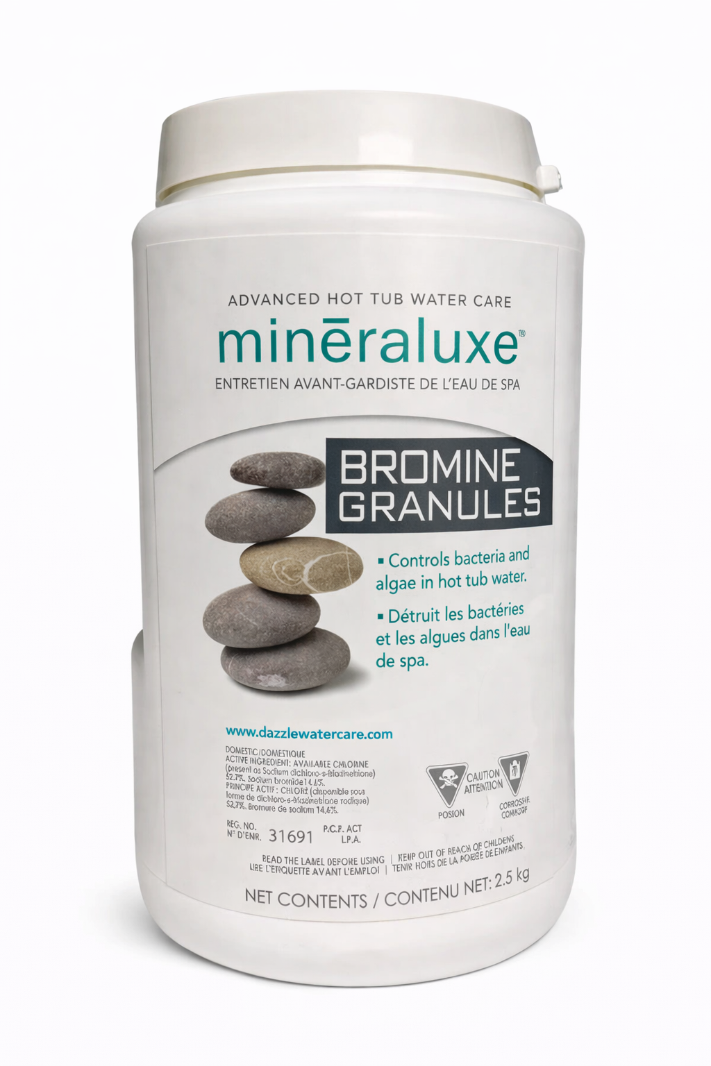 Mineraluxe Bromine Granules – 2.5 kg