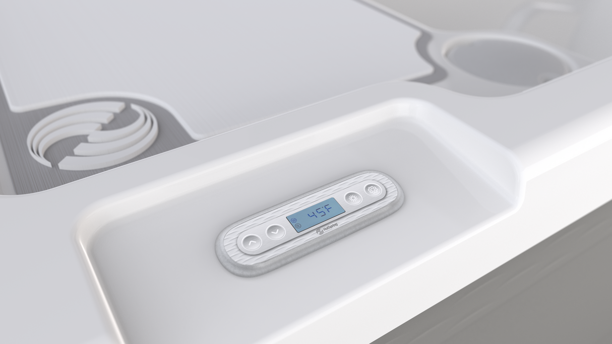 Vigor Cold Plunge (Arctic White / Mocha)