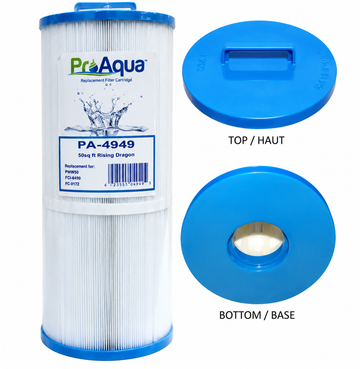 ProAqua PA-4949 spa filter – Waterway TeleWeir 50