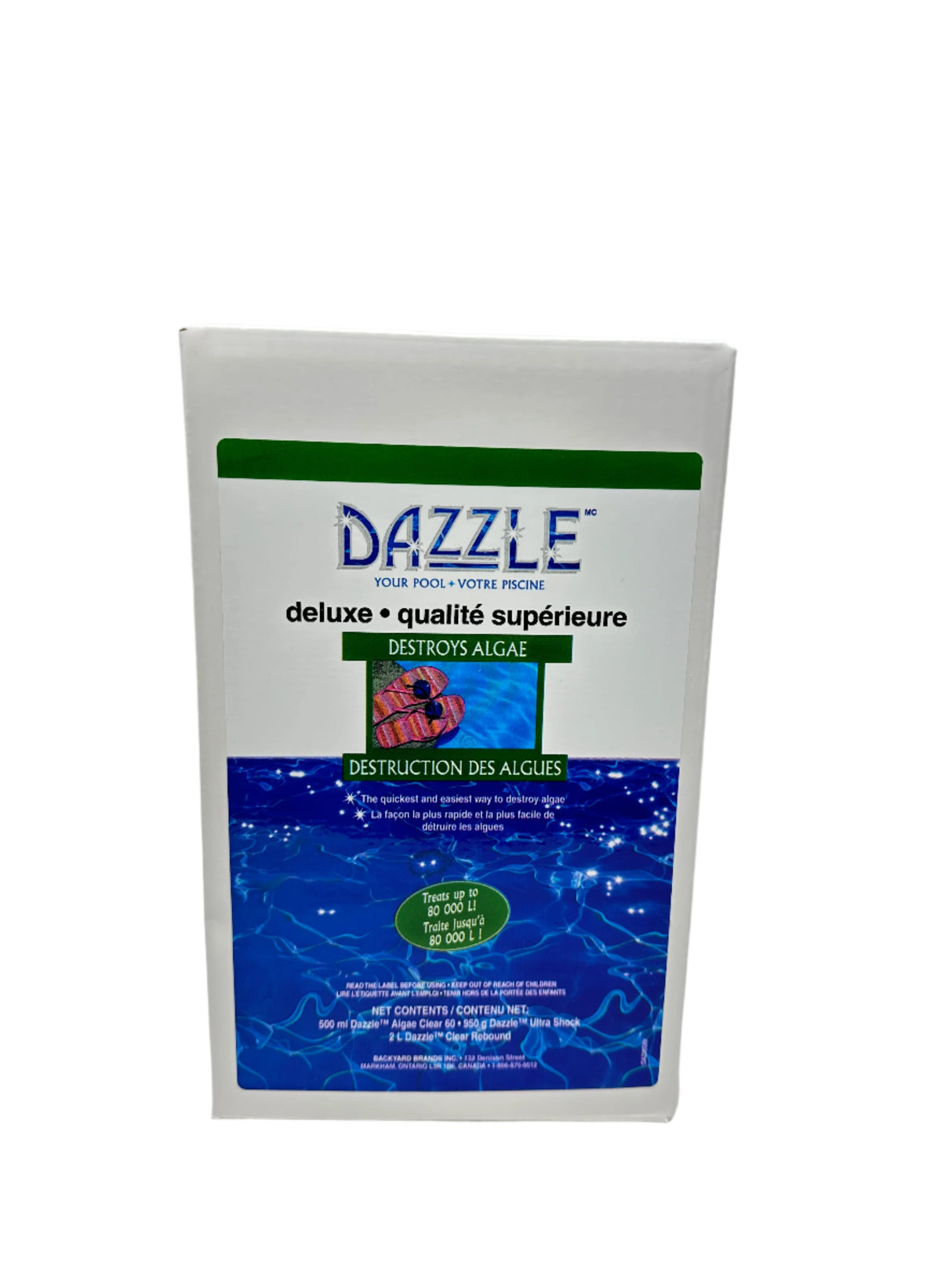 Dazzle Premium Algae Elimination Kit: Complete Solution for an Algae-Free Pool