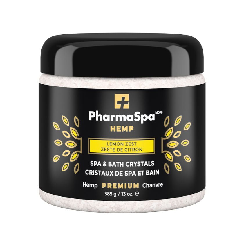 Cristaux PharmaSpa Chanvre ZESTE CITRON pour spa – 385 g