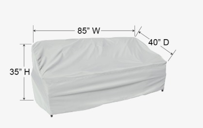 Treasure Garden PFC733 — Large Cover for Sofa (couch) – pale gray