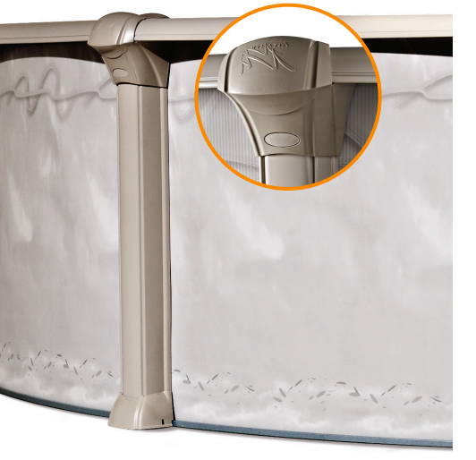 Piscine Hors-terre Trendium Concorde Manor - Acier - 27'