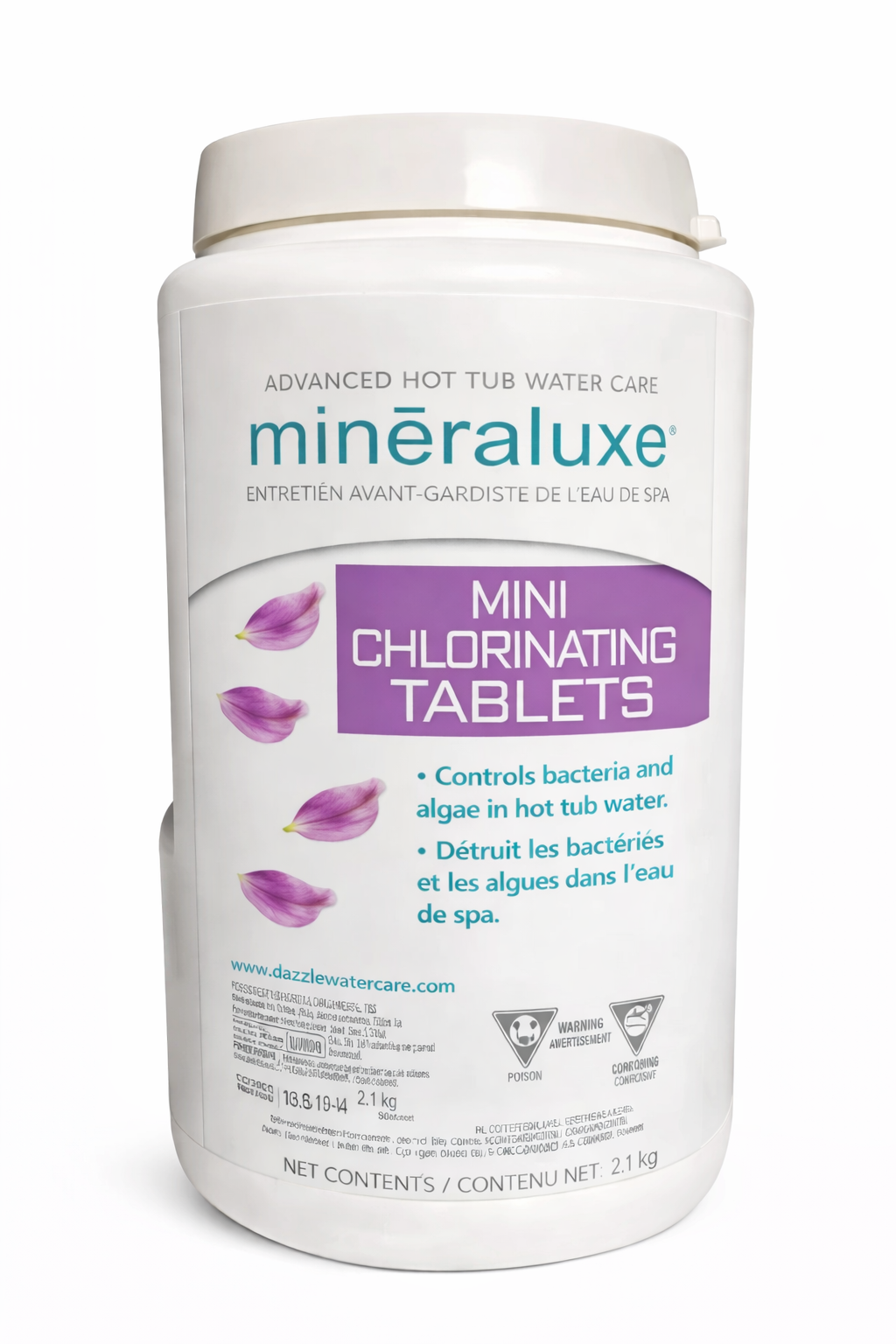 Tablettes Mini-Chlorinating Mineraluxe – 2,5 kg