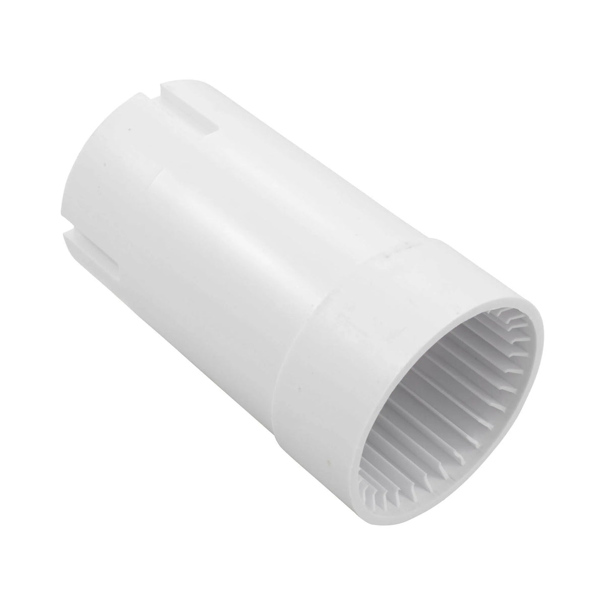 Moyeu blanc pour rouleau solaire de piscine