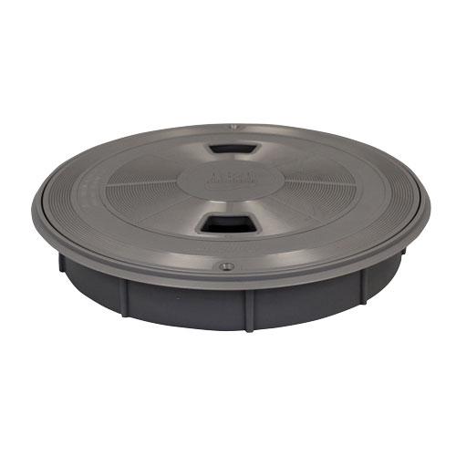 A&A Round QuikSkim Deck Lid & Ring - Gray - 550563