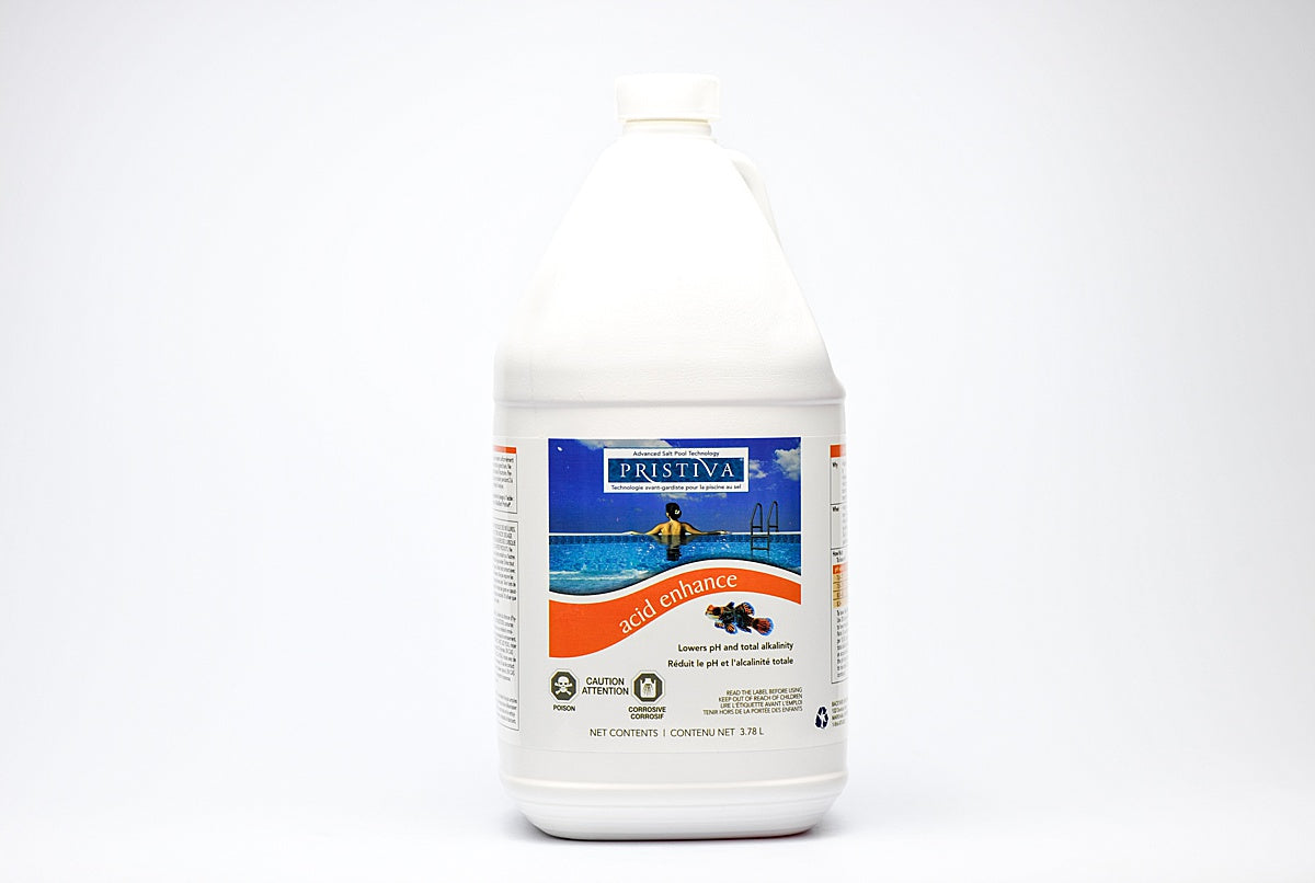 Pristiva Acid Enhance – Réducteur de pH Liquide pour Piscine au Sel
