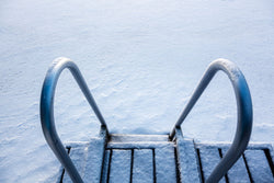 piscine creusée hiver