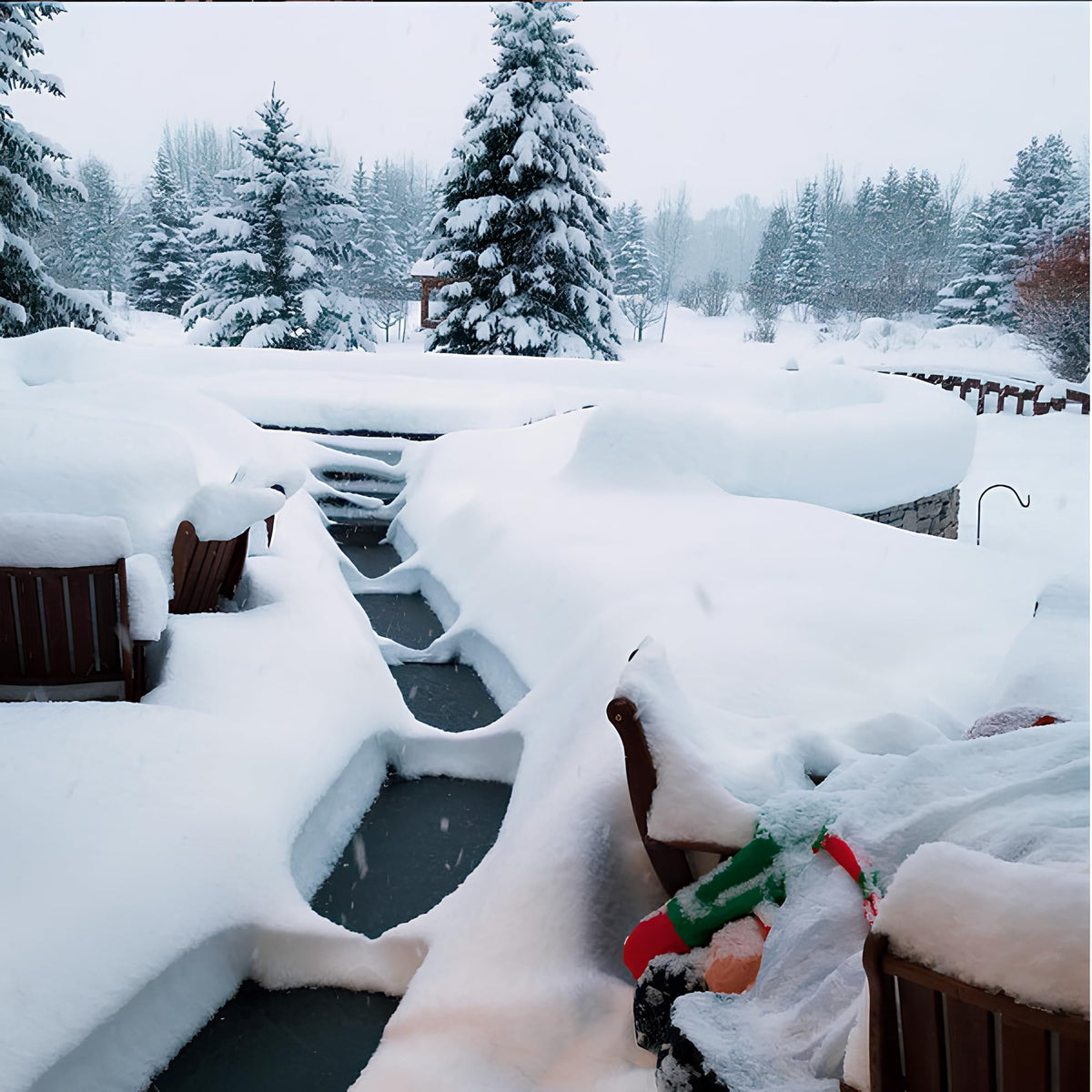 Tapis chauffants extérieurs pour l’hiver