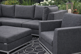 Sectionnel Toscan par HomeGard – Sectionnel Extérieur Modulaire 6 Pièces en Aluminium