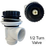 10-00755, VALVE, W-FEATURE 1/2 TURN A/R/X