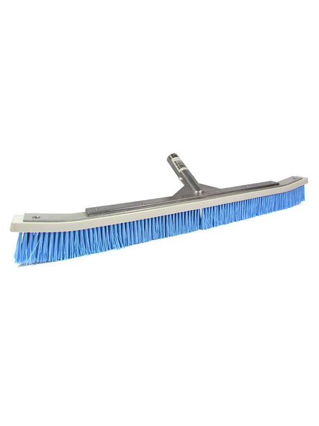 Pentair Professional Grade R111342 905 Aluminum Back Curved Brush with Blue Nylon Bristles, 24-Inch