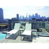 Chaise Longue Ratana Collection Lucca White