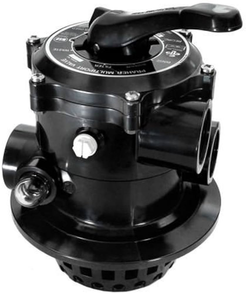 Tête de valve Praher TM-12-L Clamp Down 8.25″ – Remplacement Pentair 261186 (Port 1.5″)