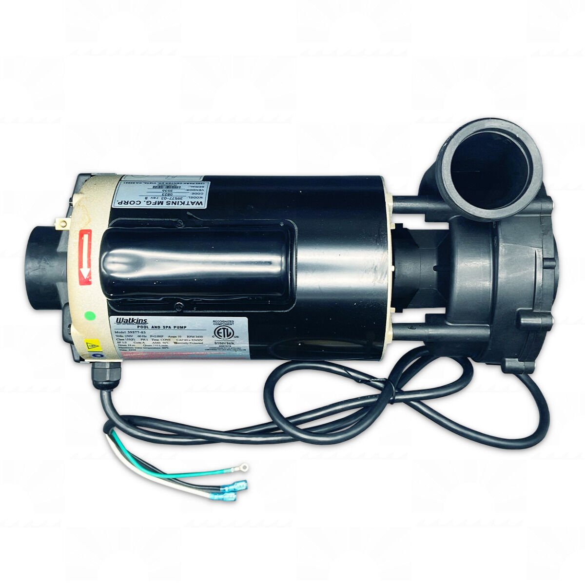 Wavemaster jet pump 2 HP – 1 speed, 230 V, frame 48, 2″ ports – OEM Caldera/Hot Spring (72194)