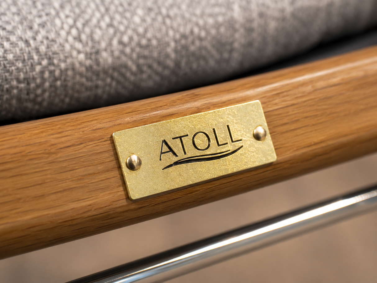 Chaise pliante Pinel Style Transit – Collection Atoll | Aluminium et coussin extérieur haut de gamme