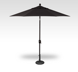 Treasure Garden 9' Parasol with Push Button Tilt – Black