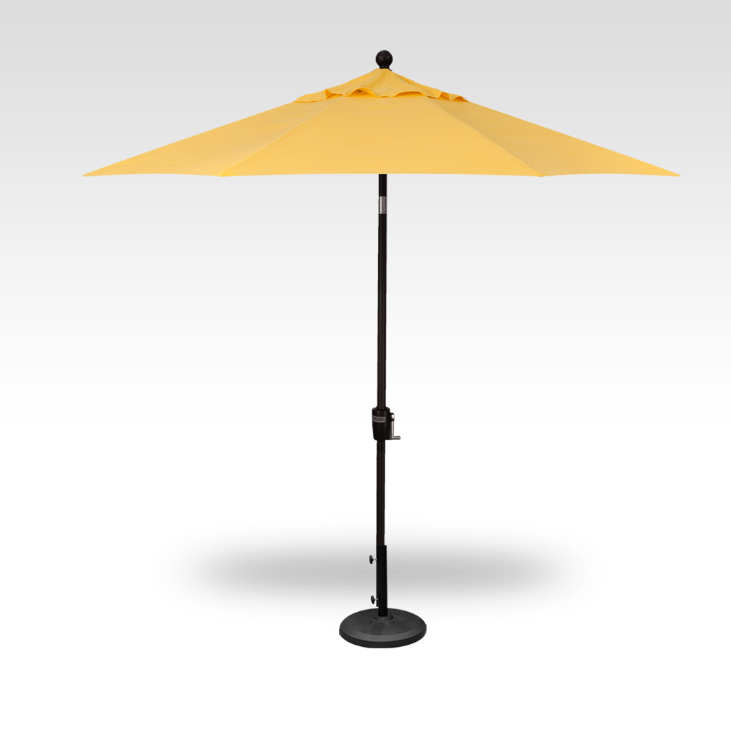 Treasure Garden 9' Parasol with Push Button Tilt – Lemon