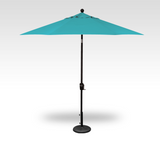 Treasure Garden 9' Parasol with Push Button Tilt – Aqua