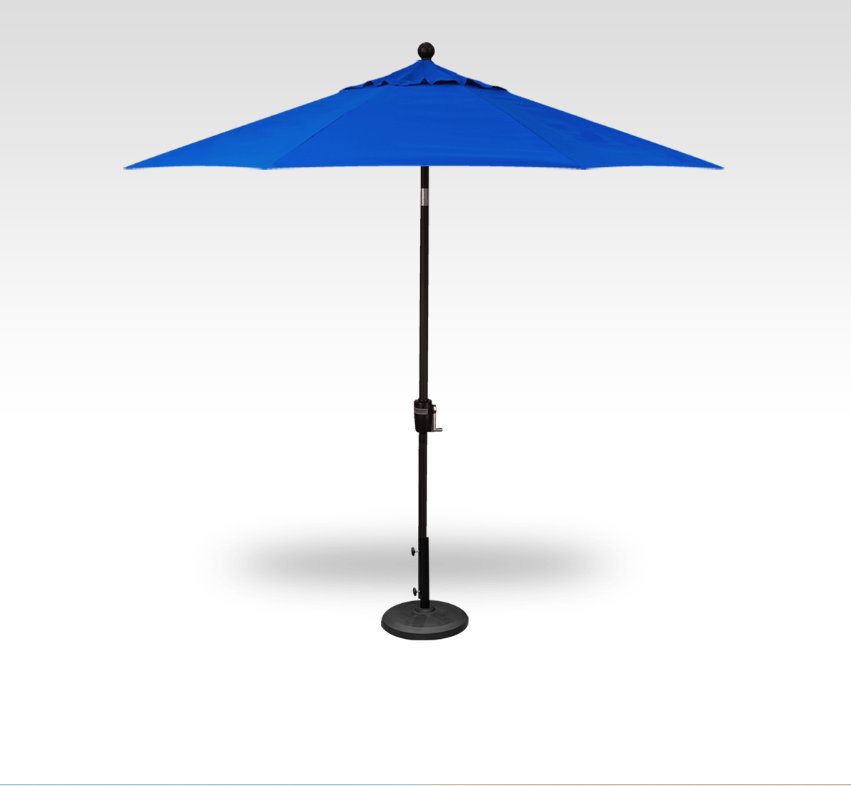 Treasure Garden 9' Parasol with Push Button Tilt – Cobalt