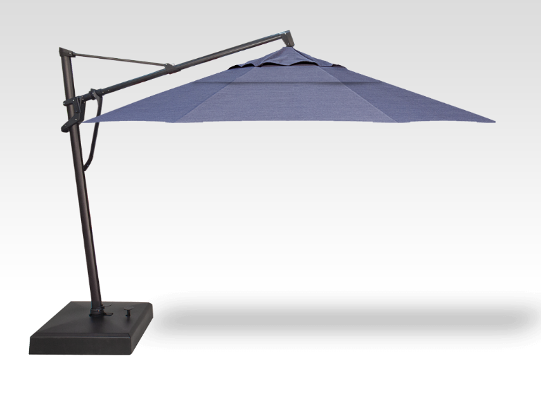 Starlux AKZ Plus Cantilever Parasol with Integrated Lighting - Treasure Garden - Latitude Navy