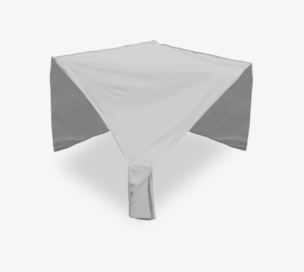 Protective cover for sectional corner PFC404 – Durable 300D polyester – Light gray