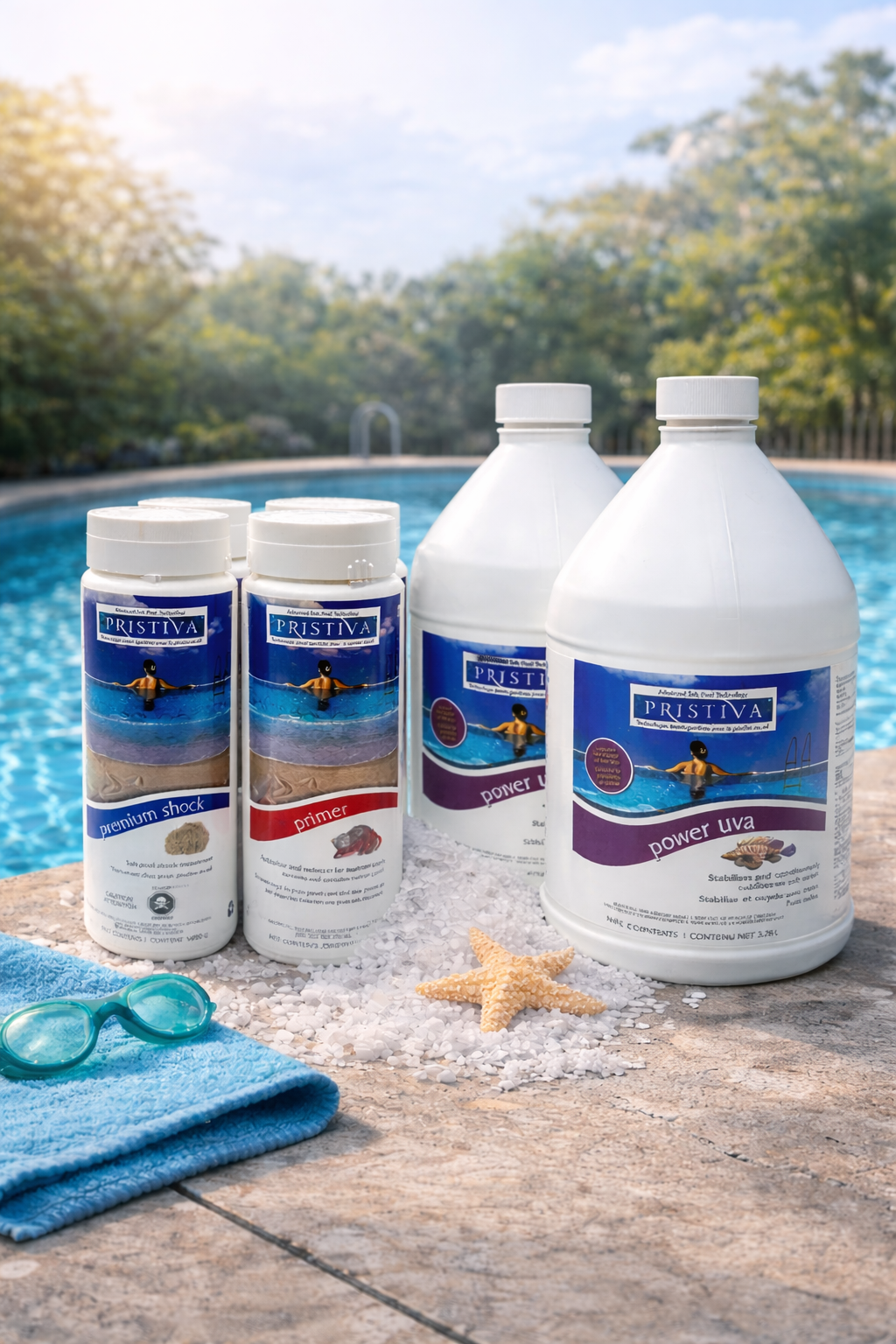 Trousse Pristiva Nouvelle Génération – Traitement Avancé pour Piscine au Sel