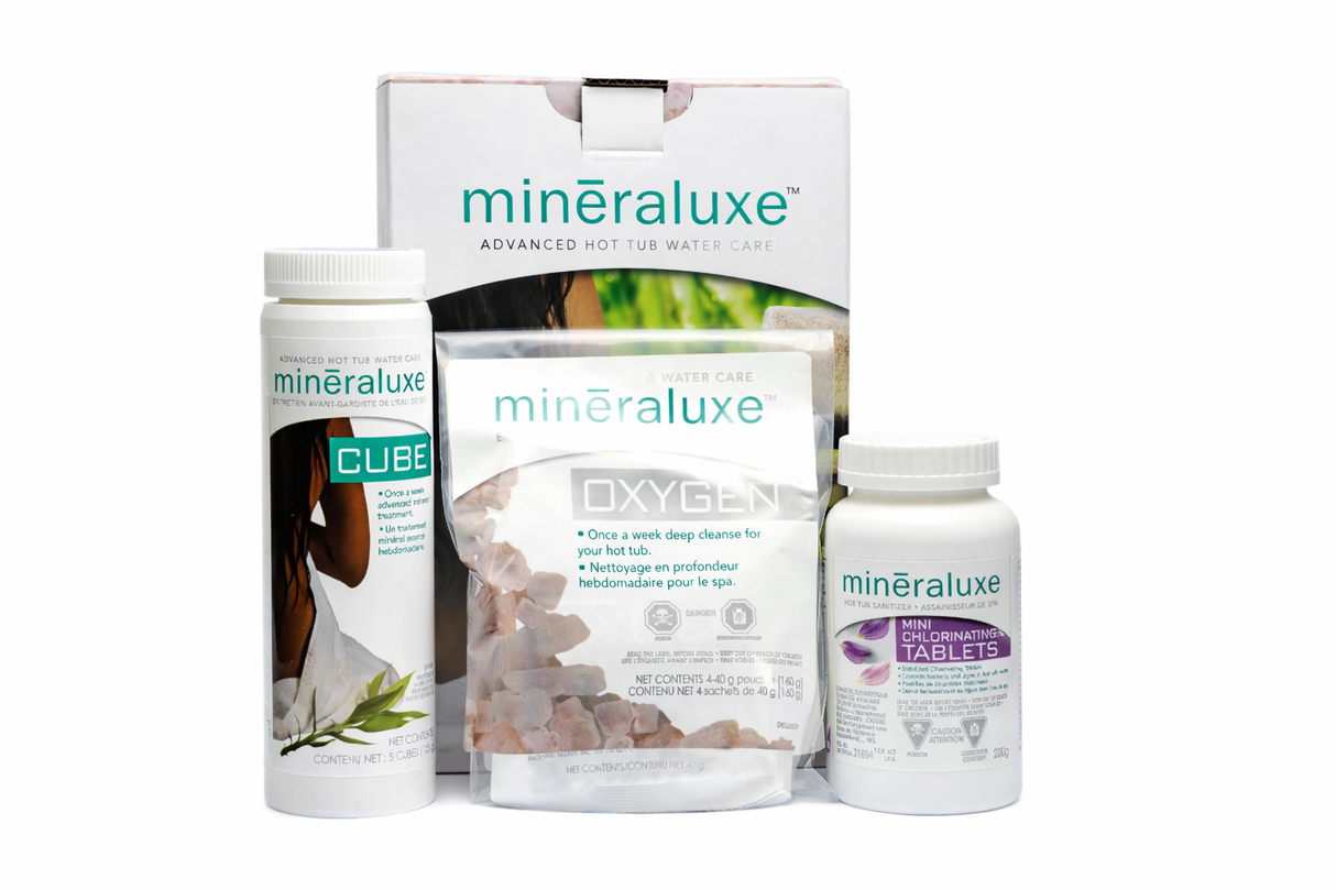 Trousse Minéraluxe Chlore - Entretien Spa Simplifié (1 Mois)