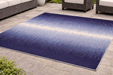 Tapis extérieur Reflections Ocean Blue – Dégradé bleu style ombré