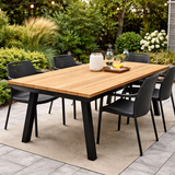 LIQUIDATION TOTALE – Table Maroma en Teck et Aluminium