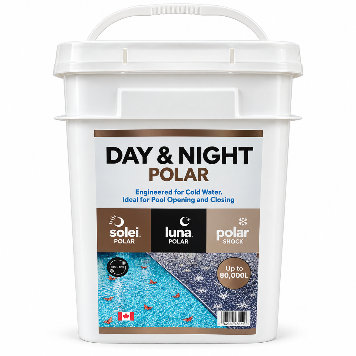 Le Jour et la Nuit Polar – Trousse d’hivernation pour piscine 80 000 L
