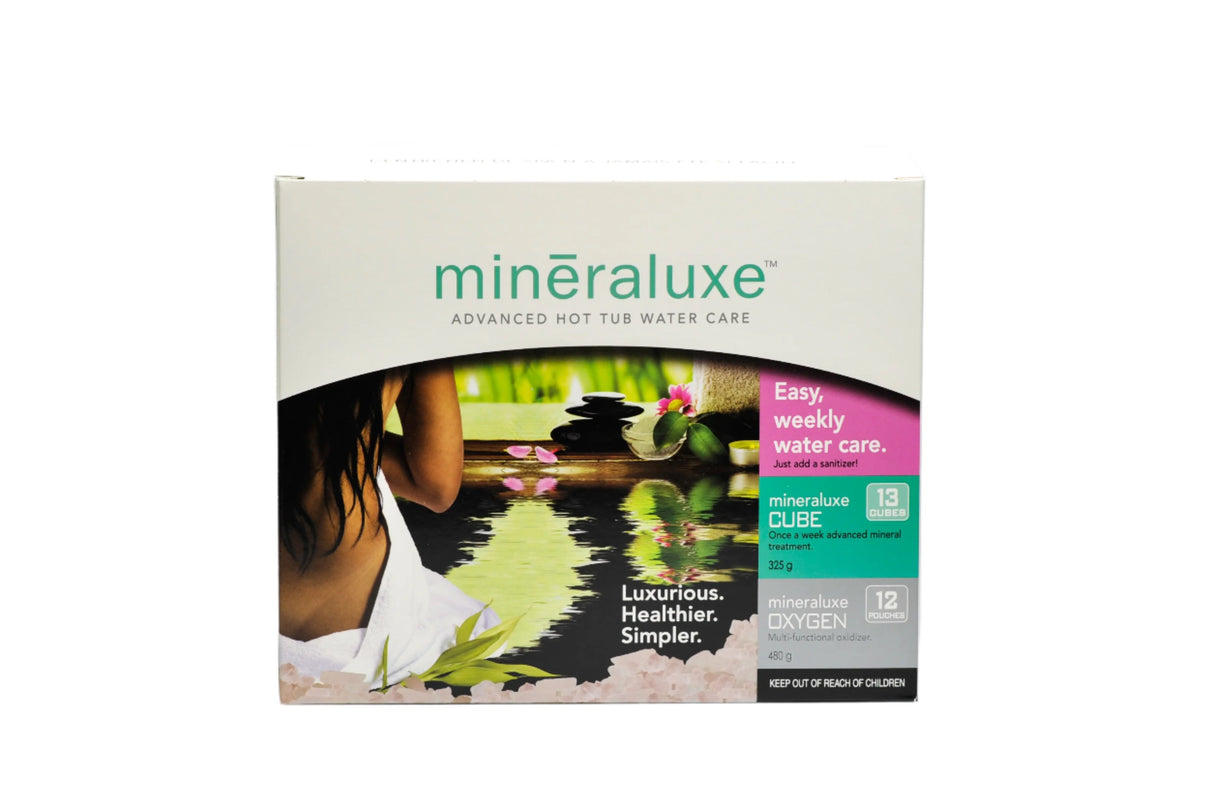 Mineraluxe Chlorine Kit - Simplified Spa Maintenance for 1 Year