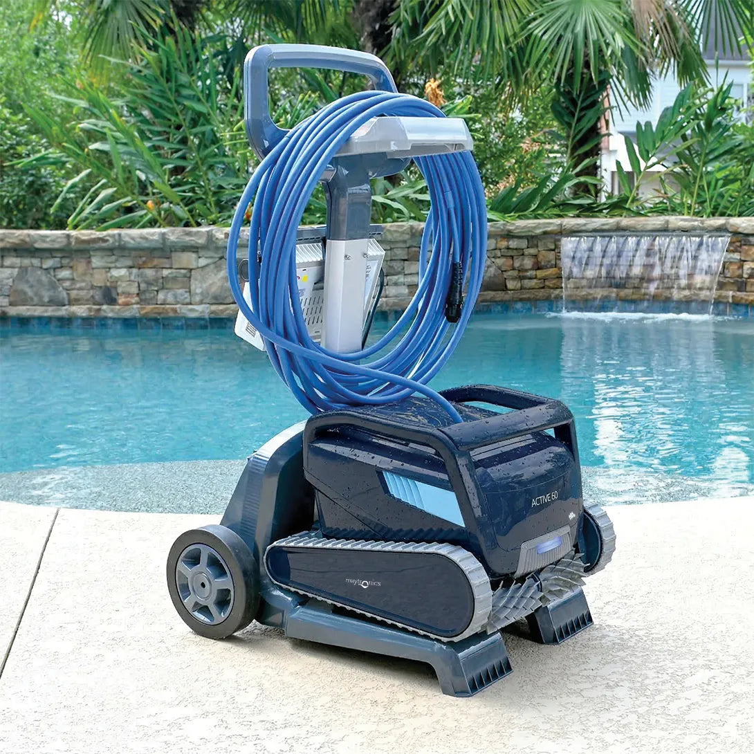 Robot nettoyeur Dolphin Active 60 avec Wi-Fi et chariot inclus