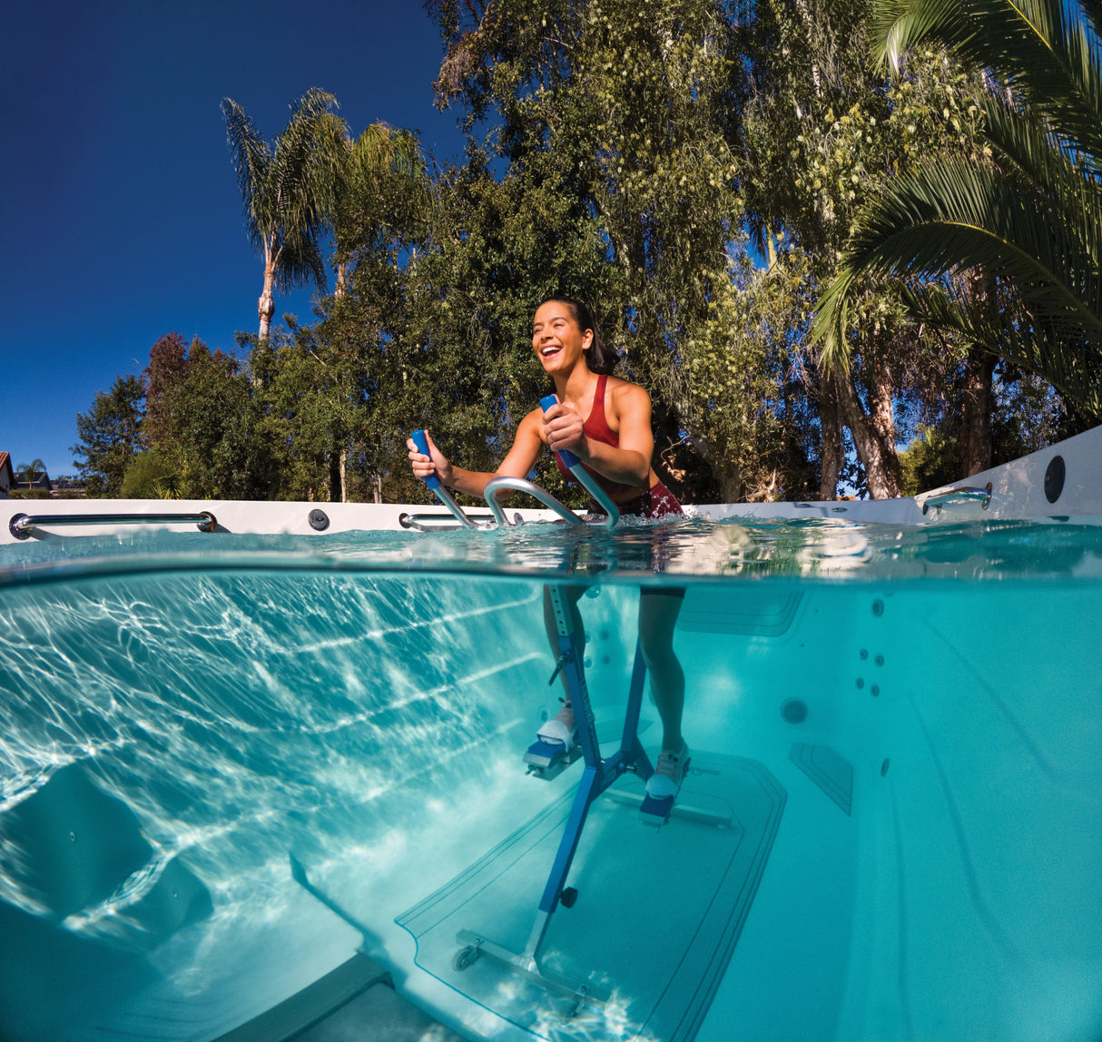 Aquabike for swim spa and pool – Complete and low-impact aquatic training